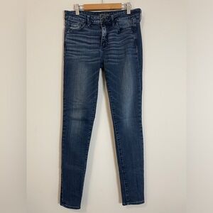 Abercrombie & Fitch Womens Jeans Size 27 Blue Super Skinny Low RiseDenim Bottoms